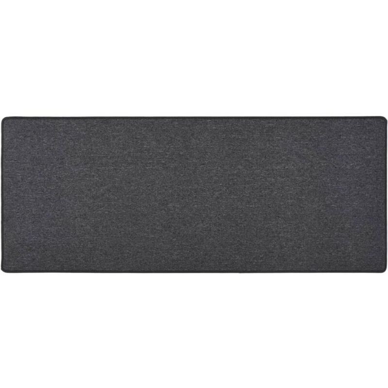 vidaXL Teppichläufer Anthrazit 80x200 cm
