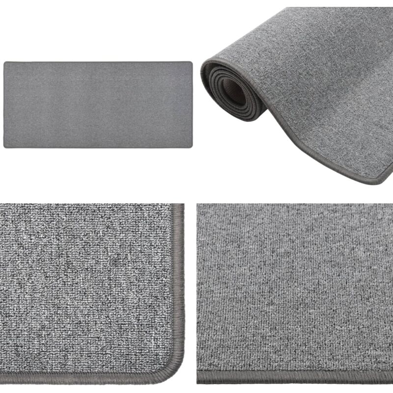 Teppichläufer Dunkelgrau 50x100 cm - Teppichläufer - Dunkelgrauer Teppich - Wohnzimmer Teppich - Schlafzimmerschmuck - Küchenvorleger - Home & Living