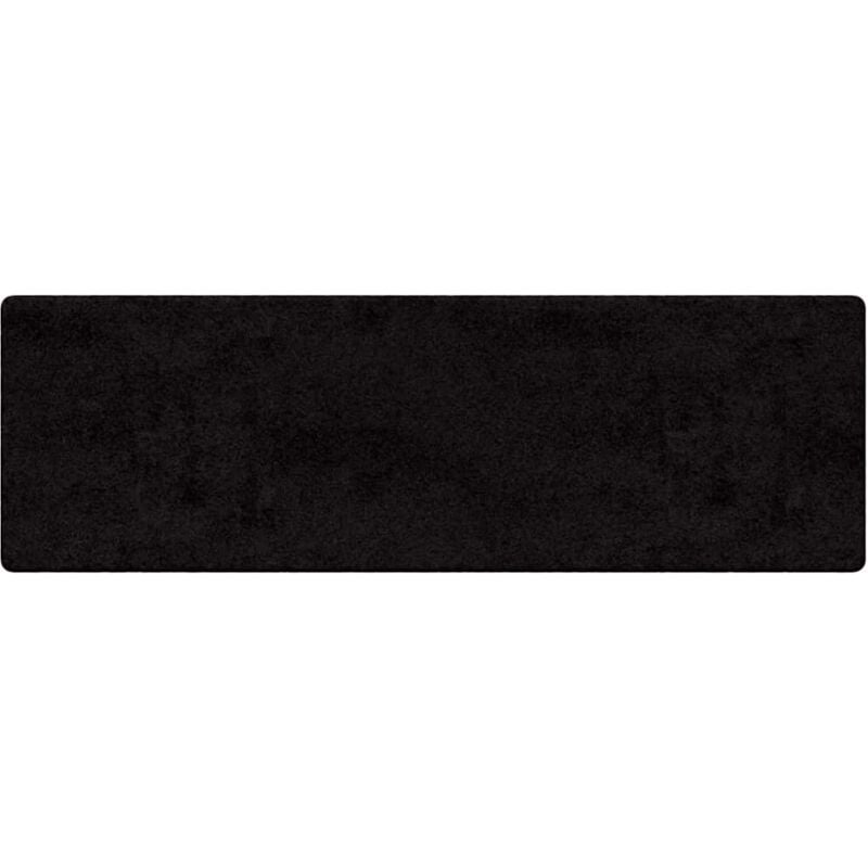 Teppichläufer Schwarz 50 x 200 cm 100% Polypropylen Tuft vidaXL