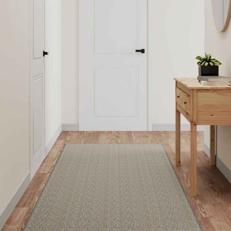 Teppichläufer Sisal-Optik Taupe 80x300 cm Vidaxl