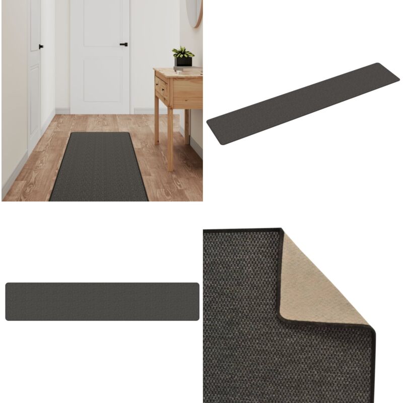 Teppichläufer Sisal-Optik Anthrazit 50x250 cm - Teppichläufer - Sisal Look - Anthrazit - Wohnbereich - Flurboden - Home & Living