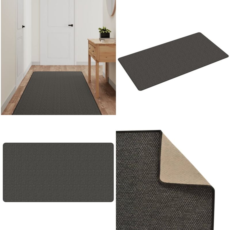 Teppichläufer Sisal-Optik Anthrazit 80x150 cm - Teppichläufer - Sisal Look - Anthrazit - Wohnraumteppich - Flurreinwand - Home & Living