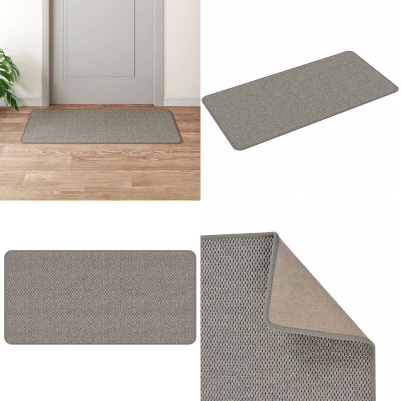 Teppichläufer Sisal-Optik Silbern 50x100 cm - Teppichläufer - Sisal Look - Silber - Wohnraumteppich - Flurreinwand - Home & Living