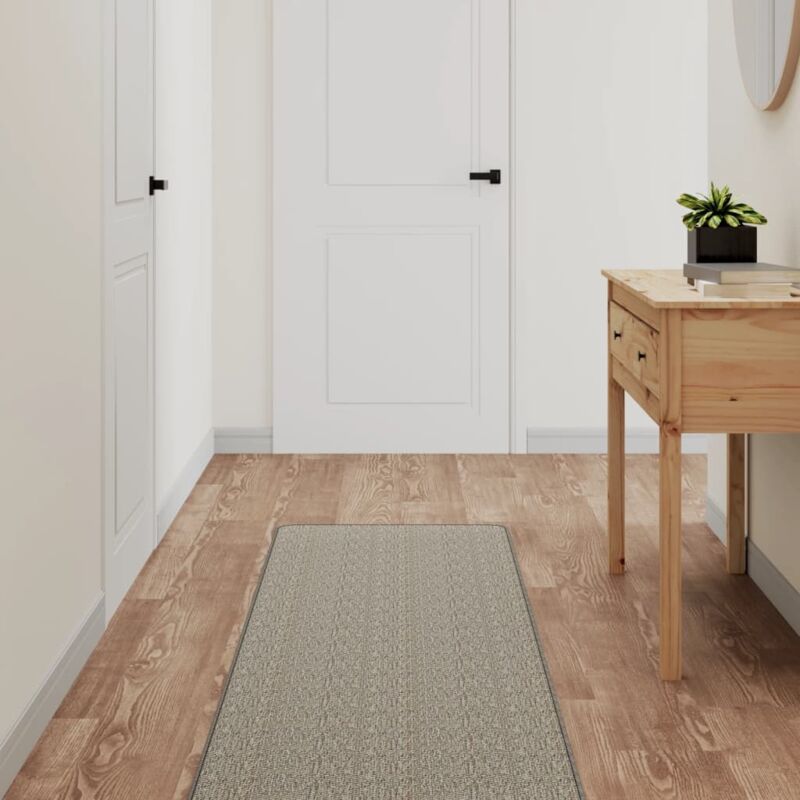 Teppichläufer,Fußmatte,Wohnzimmer Teppiche,Bettvorleger Sisal-Optik Taupe 50x150 cm VESS187585
