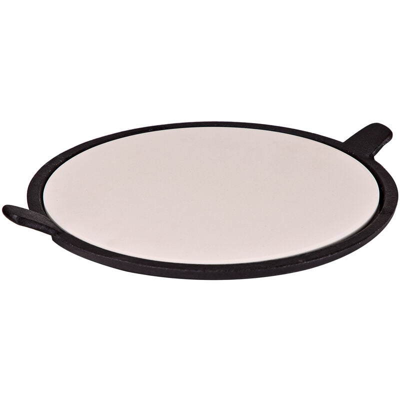 Tepro Pizzastein-Einleger 28,5cm Brotbackstein Flammkuchen Steinplatte Backstein