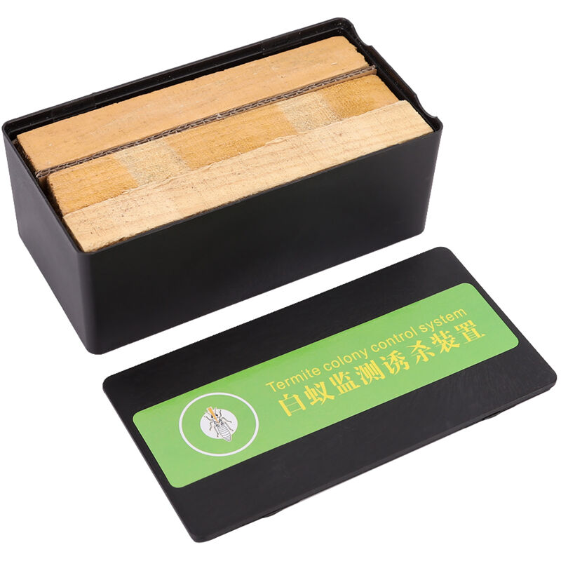 Termitenfalle für drinnen und draußen, Ameisenbekämpfungsset mit attraktiver Köderbox, PP-Material, 16,5 x 8,5 x 6,5 cm, 505 g