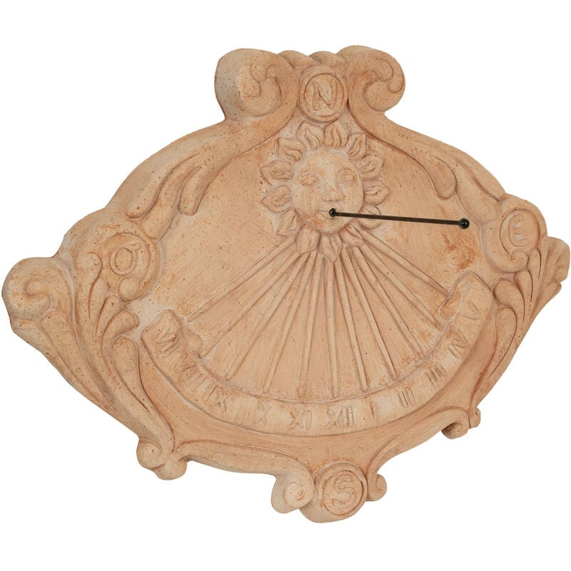 Biscottini - Terrakotta-Sonnenuhr zum Aufhängen 100% made in Italy komplett handgefertigt auf der Drehbank