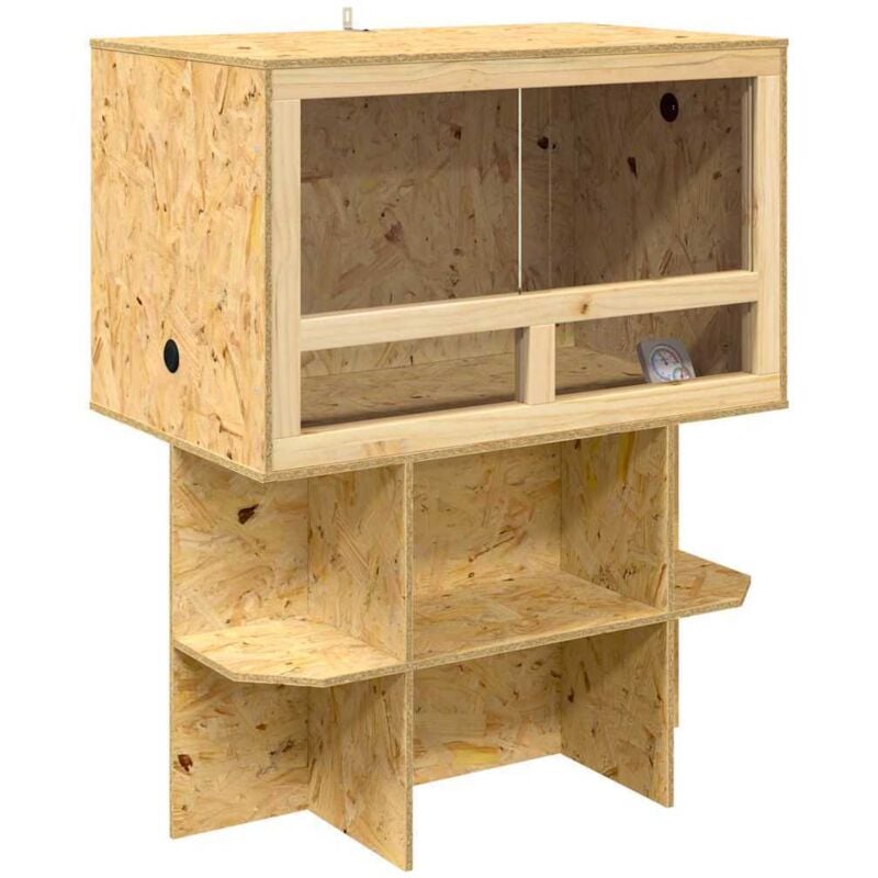 Terrarium Braun 80 x 50 x 100 cm OSB vidaXL