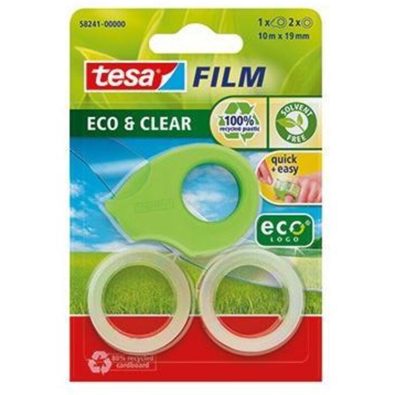 Tesa - 58241-00000-01 film ecoLogo® Hellgrün (l x b) 10 m x 19 mm 1 St.
