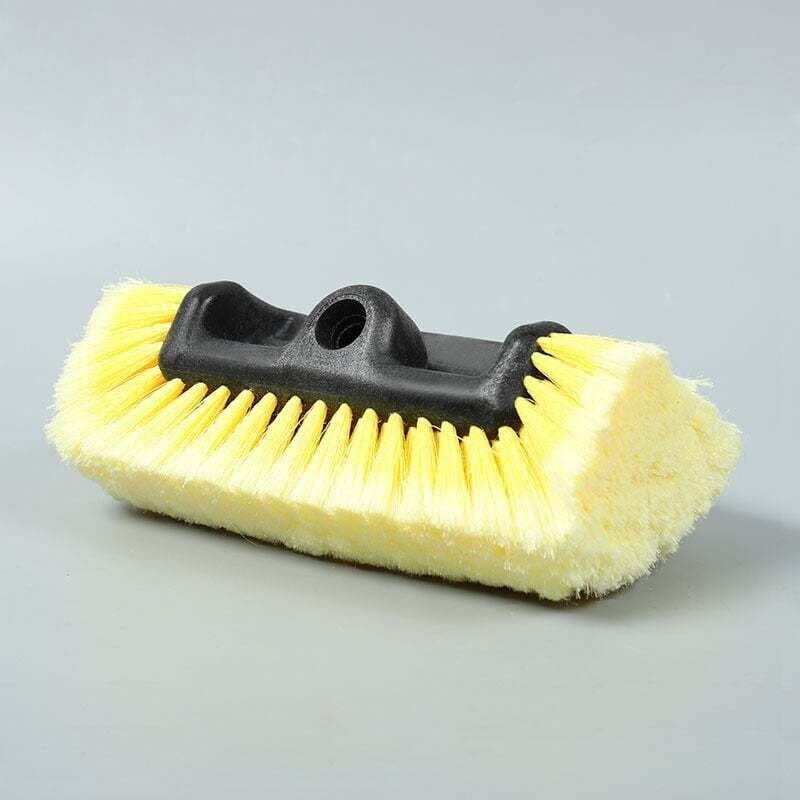 Tête de brosse à poils souples de 25 cm (10 pouces), adaptée au nettoyage extérieur tel que les jardins, les voitures, les camping-cars, les camions,