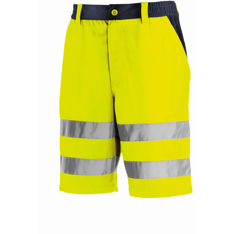 teXXor Warnschutz-Shorts ERIE leuchtgelb/navy 56 4346