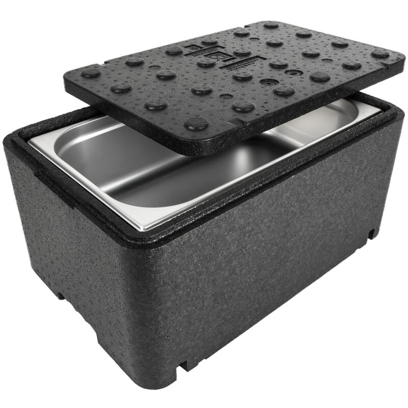 Thermobox Thermosbox Thermobehälter mit Deckel für Lebensmittel Medikamente 600x400x296mm GN1/1 48L Arpack