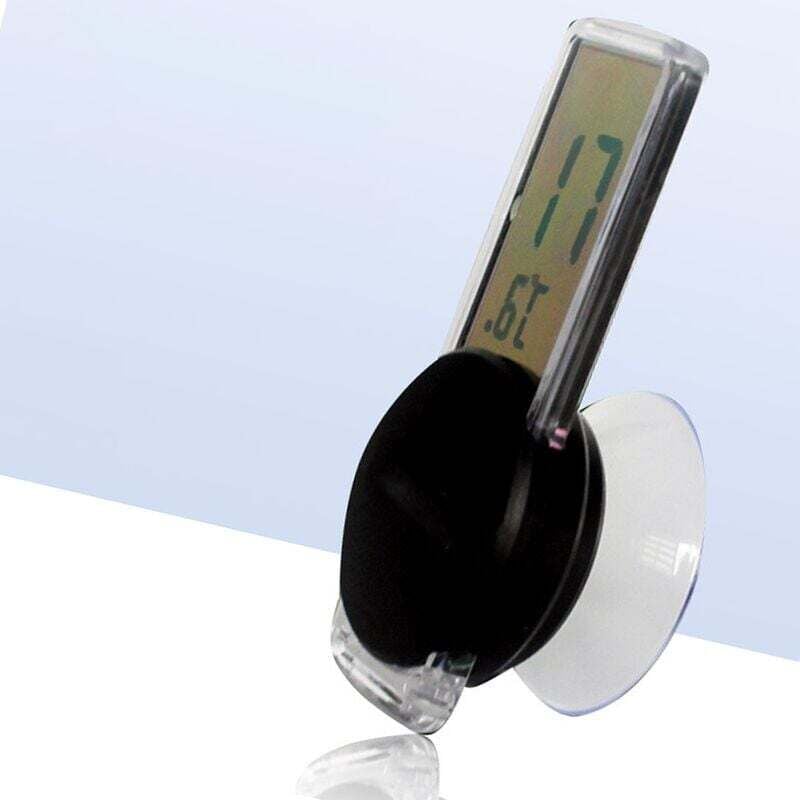 Thermometer-Hygrometer für Reptilien-Terrarium, Digitalanzeige, Haustier-Zuchtbox, Thermometer-Hygrometer für Reptilientanks mit Saugnapf