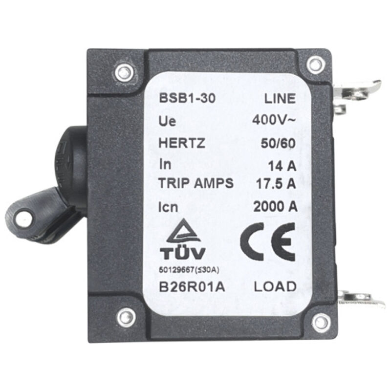 Thermoschalter Leistungsschalter B26R01A Reset Schalter Überlastschutz für Stromerzeuger uvm...