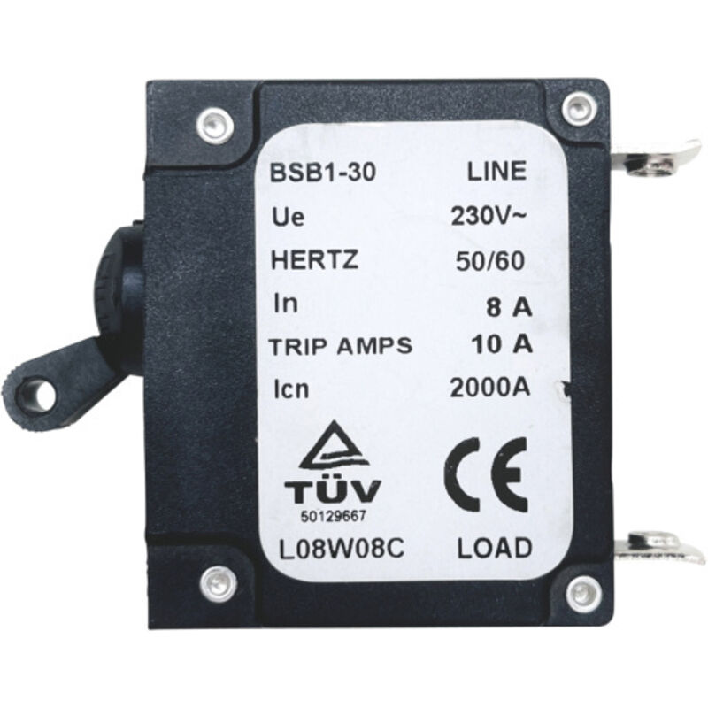 Thermoschalter Leistungsschalter L08W08C Reset Schalter Überlastschutz für Stromerzeuger uvm.