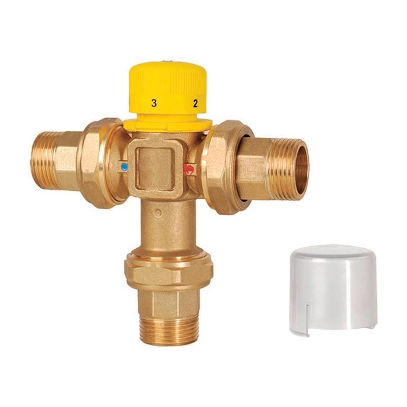 Ferrari Srl - Thermostatischer Mischer für Solaranlagen - Außengewindeanschlüsse 1'.