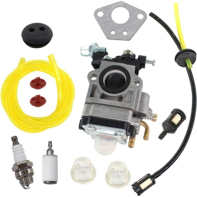 Mimiy - Tigrezy Vergaser-Set für 52 cc, 49 cc, 43 cc Motorsense, Zündkerze, Kraftstofffilter