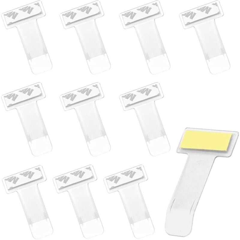 Ticket Halterung Auto,10 Stück Transparente Auto Halter Clip,parkscheinhalter Clip,Parkausweishalter,parkscheinhalter windschutzscheibe,Selbstklebend