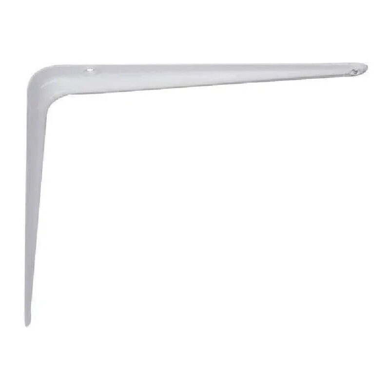 Tiefgezogene Konsole 250x300 mm aus weißem Stahl