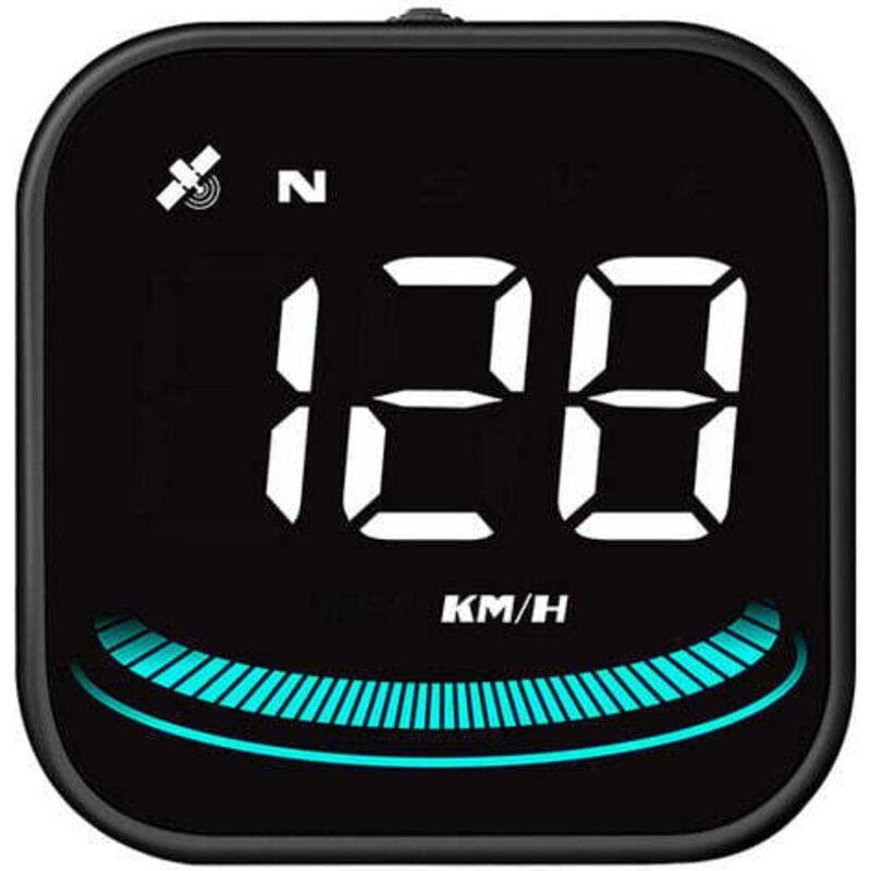 2,2-Zoll-Auto-HUD-Tachometer – universelle Windschutzscheibenanzeige mph/kmh – digitaler Tachometer – GPS-Geschwindigkeitsmesser - Tigrezy