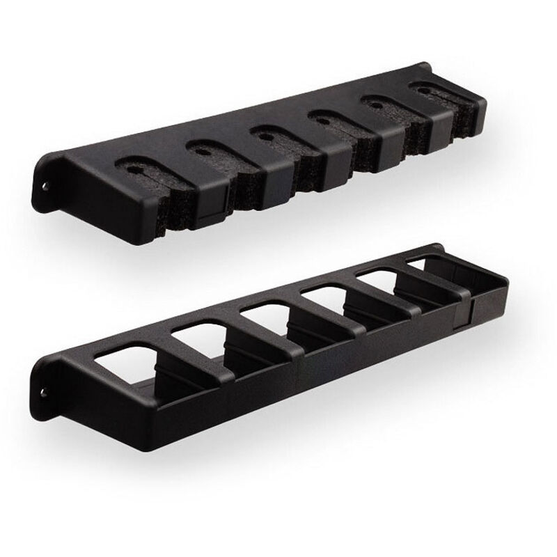 Multifunktionaler horizontaler/vertikaler Billard-Angelrutenhalter zur Wandmontage, 6 Rutenhalter - Tigrezy