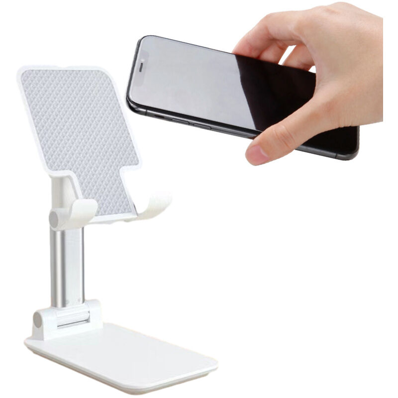 Tisch-Handyhalterung, kompatibel mit den meisten Handys und Tablets.