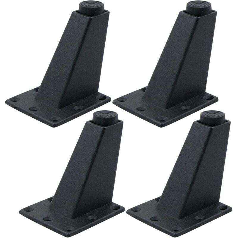 Tischbeine für Möbel und Sofas – geeignet für Schränke, Couchtische, TV-Möbel und andere Möbel. Höhenverstellbar, 4 Stück, 8 x 7 x 6 cm. Robust,
