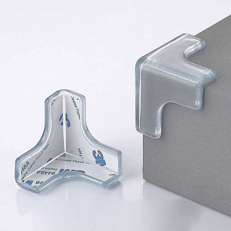 Ymyny - Tischeckenschutz, 20 Stück Transparenter Eckenschutz, Eckenschutz, Anti-Schock-Eckenschutz für Tische und alle scharfen Möbel für Kinder und