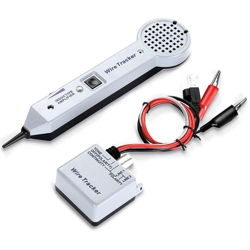 Tongenerator-Kit, Kabelfinder, professionelles Tondetektor-Kit, hochpräziser Kabeltester, induktiver Verstärker und Sonden-Kit mit einstellbarer