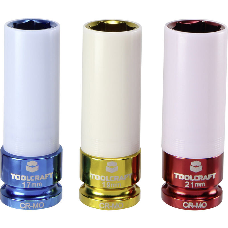Toolcraft - Steckschlüssel-Schoneinsatz-Set 1/2' (12.5 mm) 3teilig 1544321