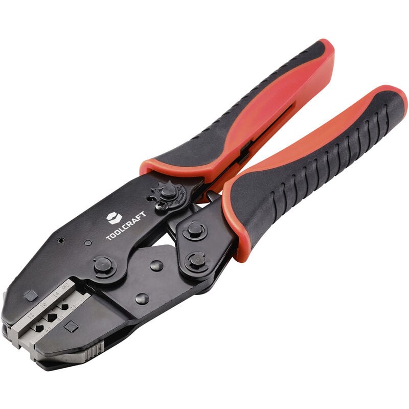 Toolcraft - TO-7827786 Crimpzangen-Set 280 mm Inkl. Crimpsortiment mit Koffer 1 Set