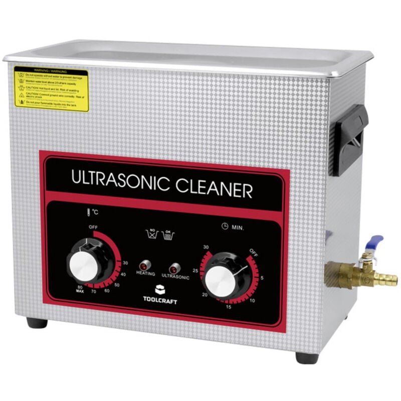 USC-650 Ultraschallreiniger Schmuck, Werkstatt, Bürobedarf 180 w 6.5 l mit Heizung, mit Re - Toolcraft