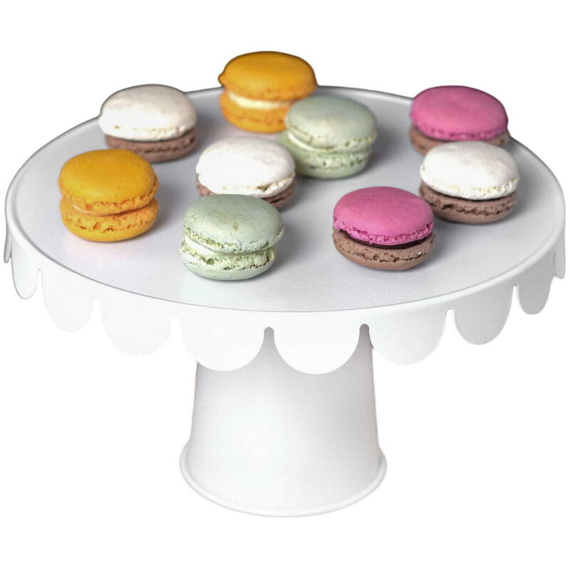 Tortenplatte 22cm BRUNBESTE BB-2726 weiß