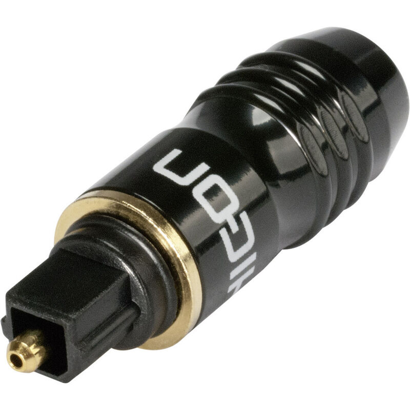 HI-TL01 Toslink-Steckverbinder Stecker, gerade Polzahl: 1 Schwarz 1 St. - Hicon