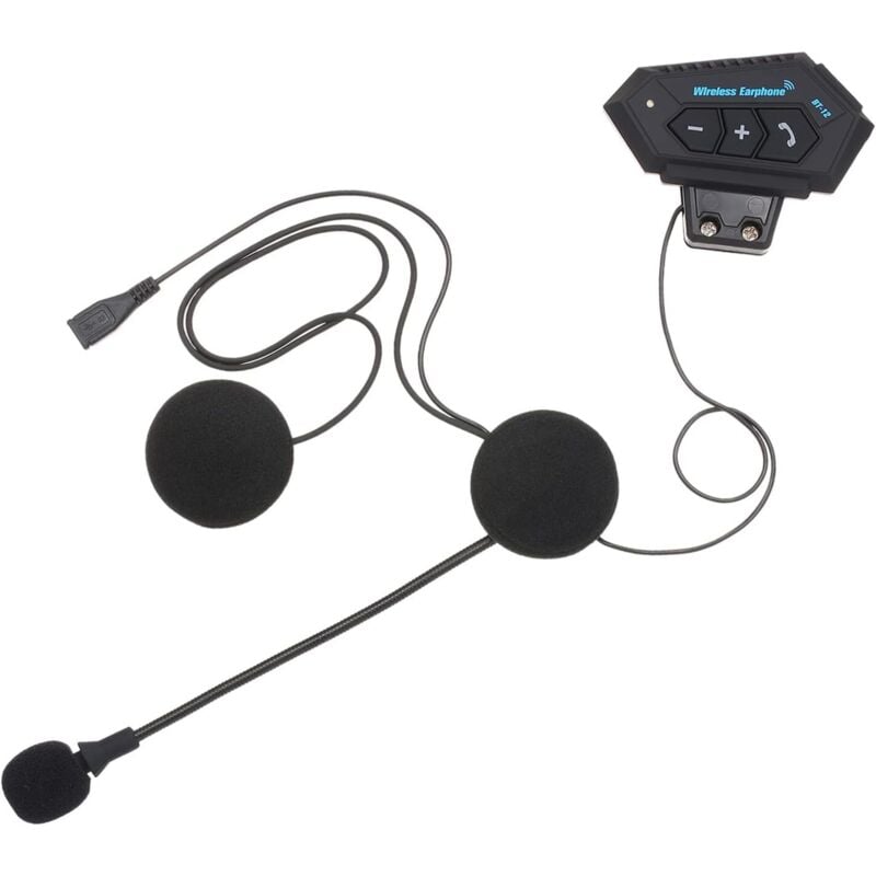 Tow Headset BT+EDR Kopfhörer Kabelloses Headset Freisprechkopfhörer mit Mikrofon Musikanrufsteuerung USB-Aufladung-RAPANDA