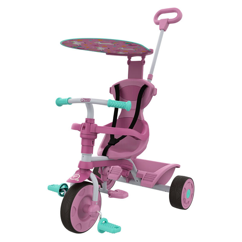 Tp Toys - Dreirad Einhorn 4 in 1 Pink 85x48x101 cm