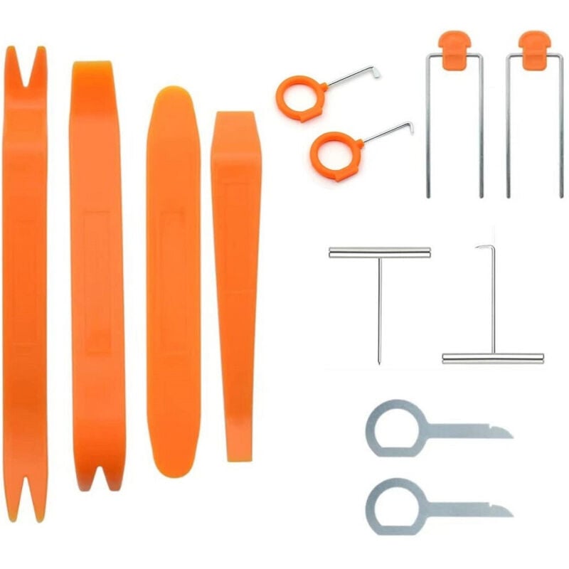 Trade Shop Traesio - Trade Shop - kit 10PZ strument smontaggio pannelli autoradio porta cruscotto -