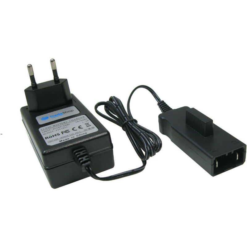 Trade-shop - 18V Li-Ion Akku Ladegerät Ladestation für Gardena Akku-Kettensäge cst 2018-Li Heckenschere Ergocut 48 Heckenschere Highcut 48-Li