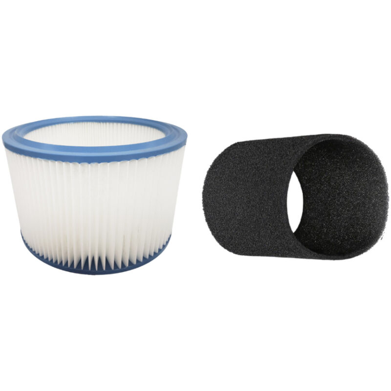 Trade-Shop 2in1 Set: Rundfilter + Schaumstoff-Filter kompatibel mit Festool SRM 45 LE-EC, 70 LE-EC, SR200, SR200 E, SR201, SR201 E, SR201 LE