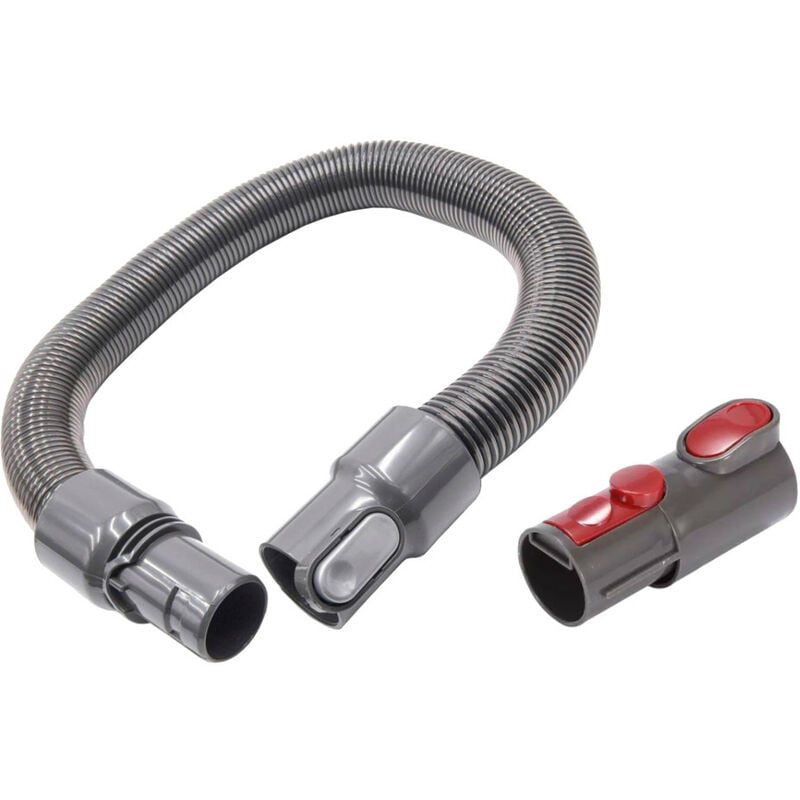 Trade-Shop 2in1 Set: Verlängerungsschlauch + Anschluss-Adapter kompatibel mit Dyson Staubsaugern (alte und neue Modelle), Ersatz für Dyson 968235-01
