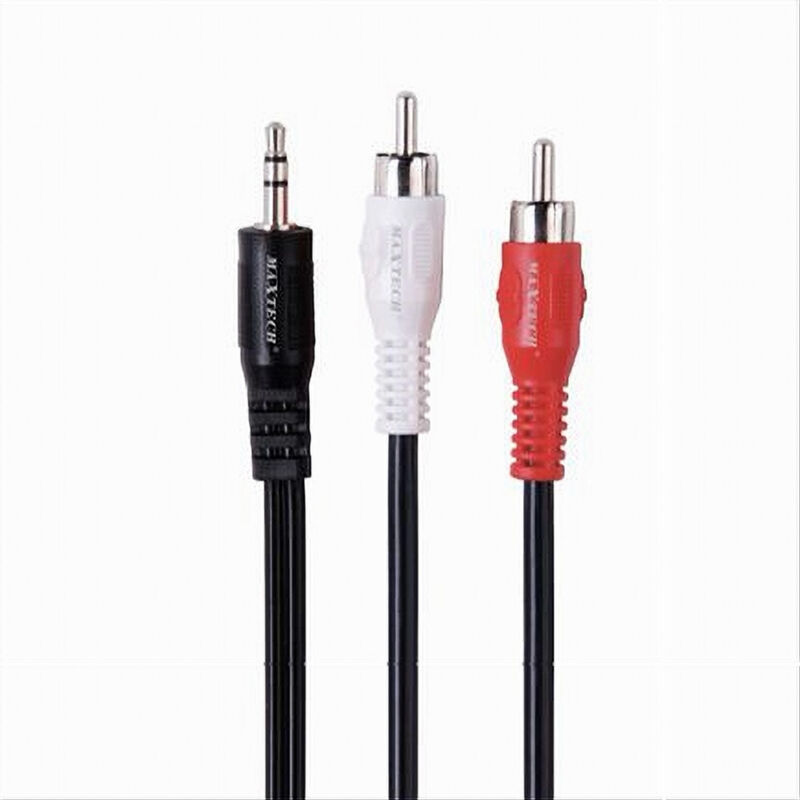 Trade Shop Traesio - Trade Shop - audio-verlängerungskabel stereoadapter von aux 3,5 mm auf 2XRCA 5MT 4D sound AUX-R05 -