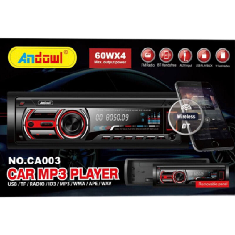 Trade Shop Traesio - Trade Shop - audio MP3 AC003 audio für universal car 1 din bluetooth wireless -