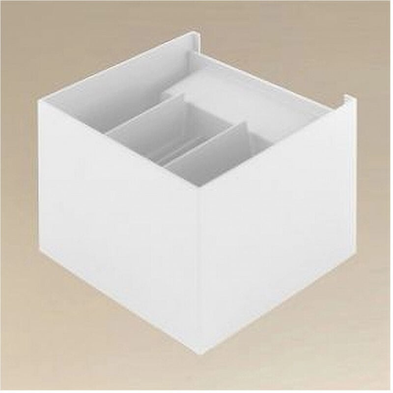 Trade Shop Traesio - Trade Shop - anwendung led cubo 12 watt lampada quadrata bianco da parete interno IP20 00748 -
