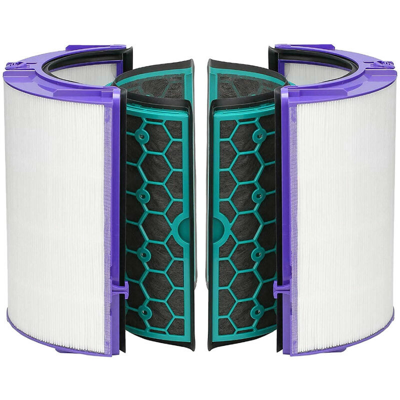 Trade-shop - Ersatz Hepa Filter & Aktivkohlefilter für Dyson TP04 TP05 HP04 HP05 DP04 DP05 Luftreiniger Zubehör für Dyson Pure Cool Ventilatoren /
