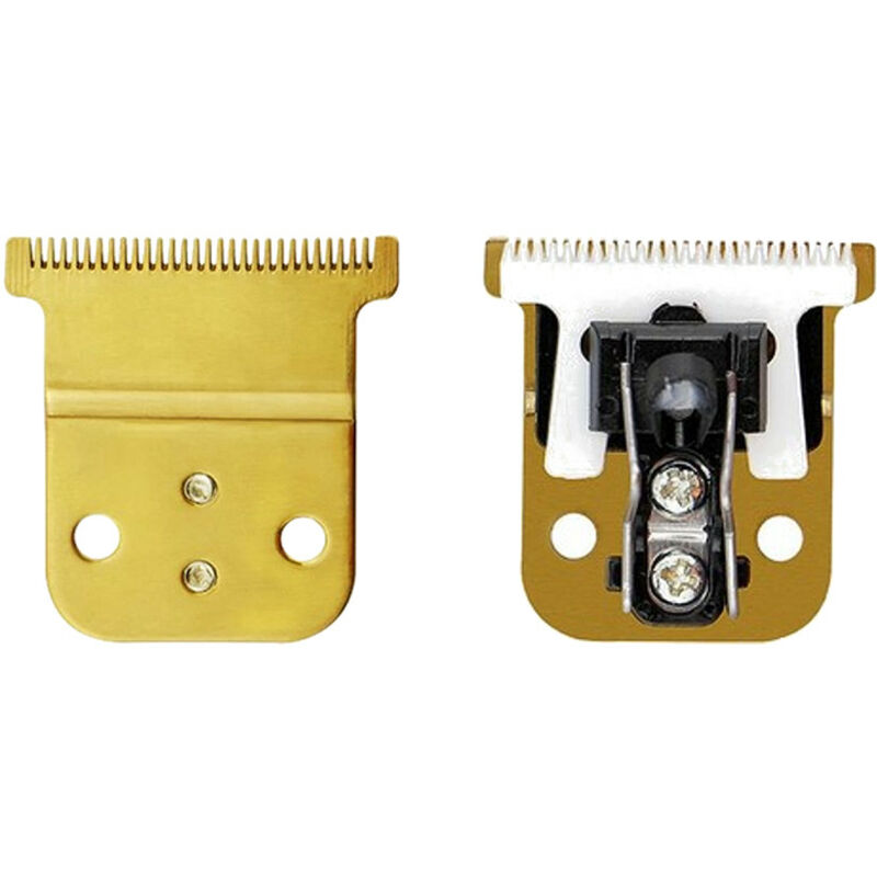 Trade-Shop Ersatz Metall Schermesser Scherkopf Gold inkl. Keramikklinge für Andis Slimline Pro D8 Akku-Haartrimmer Haarschneider / 27mm Schnittbreite