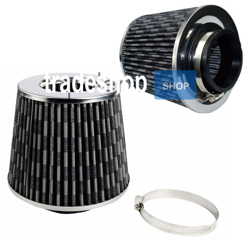 Trade Shop - Sportluftfilter Saug Universal Tuning Konische Autoklemme 9 cm -
