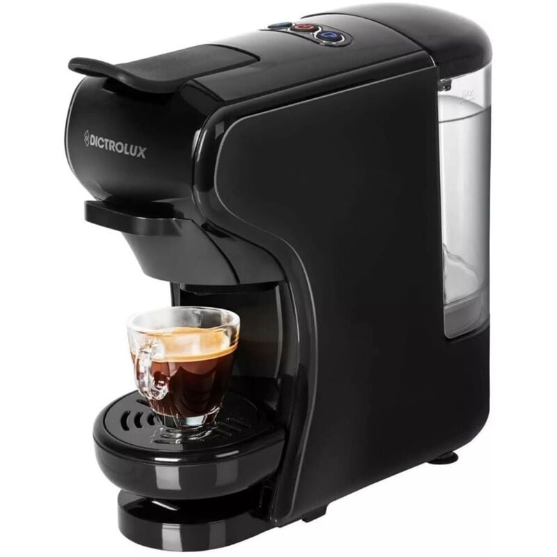 Trade Shop - MACCHINA DA CAFFÈ 1450W 4IN1 CAPSULE CIALDE COMPATIBILE NESPRESSO DOLCE GUSTO A MODO MIO -