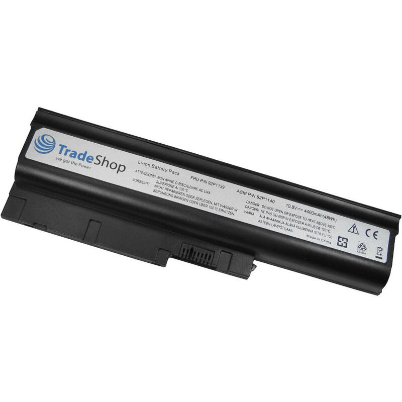 Premium Li-Ion Akku 10,8V/11,1V 4400mah ersetzt ibm Thinkpad 42T4623 42T4651 42T4656 42T4671 92P1142 Lenovo ThinkPad Battery 41+ 41++ - Trade-shop