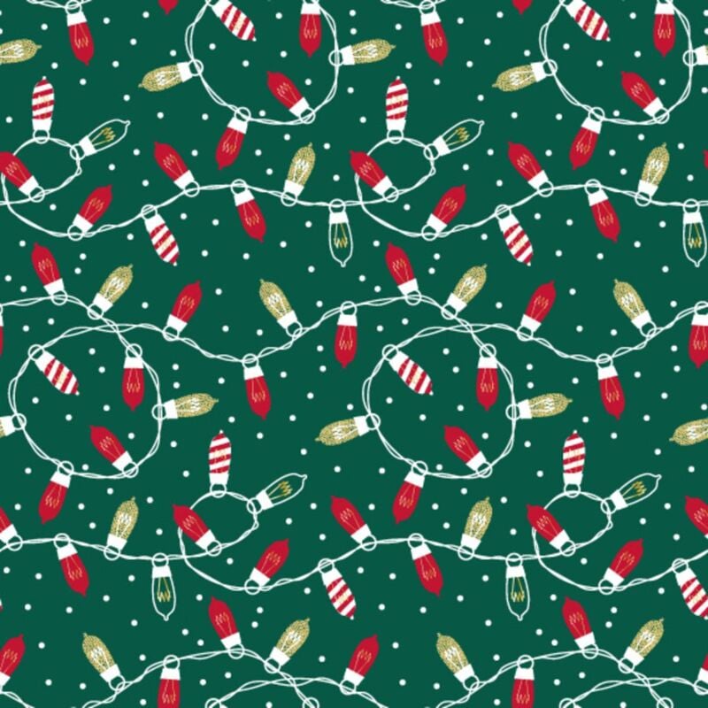 TRADITIONELLES GESCHENKPAPIER 1000X100CM - Grün