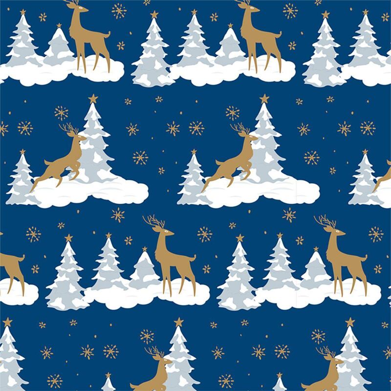 Traditionelles Geschenkpapier 200x70cm sortiert -